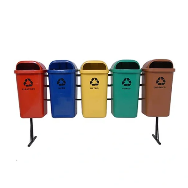 Jogo de lixeira - 05 boca de lobo